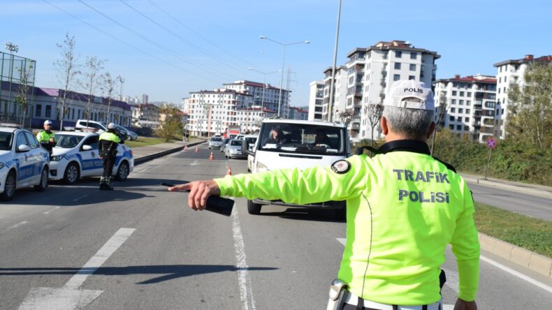 Ordu’da bir haftada yaklaşık 17 bin araç ve sürücüsü denetlendi