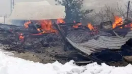 Ordu’da Yangın: Ahşap Ev Küle Döndü, Aile Son Anda Kurtuldu