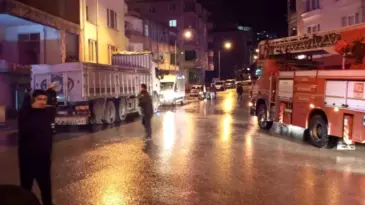 Ünye’de Metruk Binada Yangın Çıktı