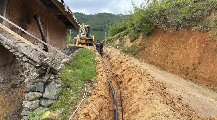 Ordu’da İçme Suyu Altyapı Çalışmaları Devam Ediyor